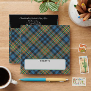 Clan MacLellan Ancient Tartan Envelope