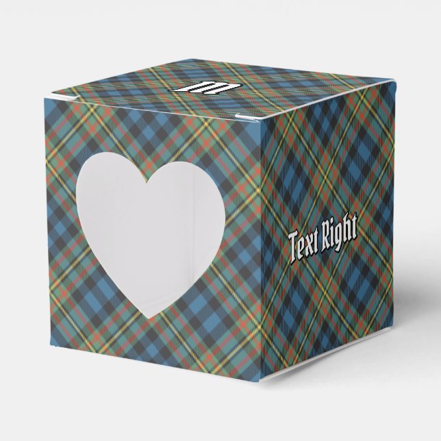 Clan MacLellan Ancient Tartan Favour Box (Front Side)