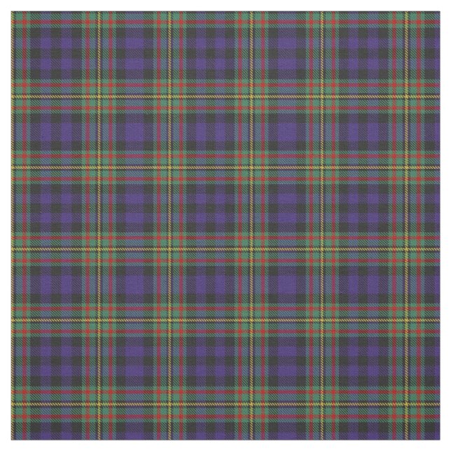 Clan MacLellan Scottish Tartan Plaid Fabric (Swatch)