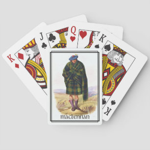 Clan MacLennan Classic Scotland Bicycle Deck Playing Cards