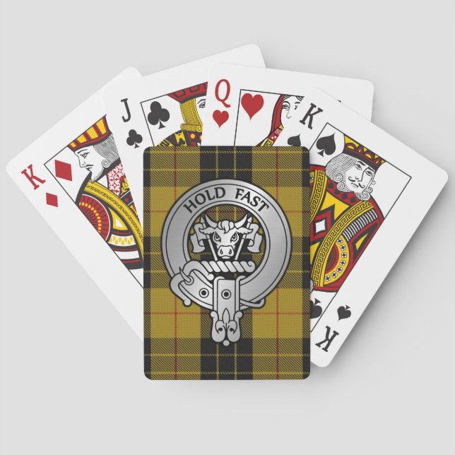 Clan MacLeod Crest & Tartan Playing Cards (Back)