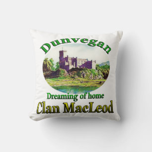 Clan MacLeod Dreaming of Dunvegan Pillow