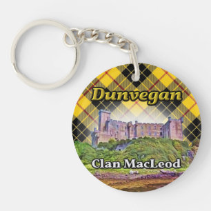 Clan MacLeod Dunvegan Castle Lewis Tartan Key Ring