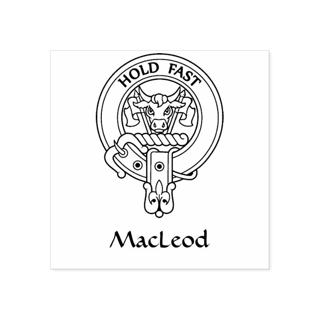 Clan MacLeod [Edit] Crest Rubber Stamp (Imprint)