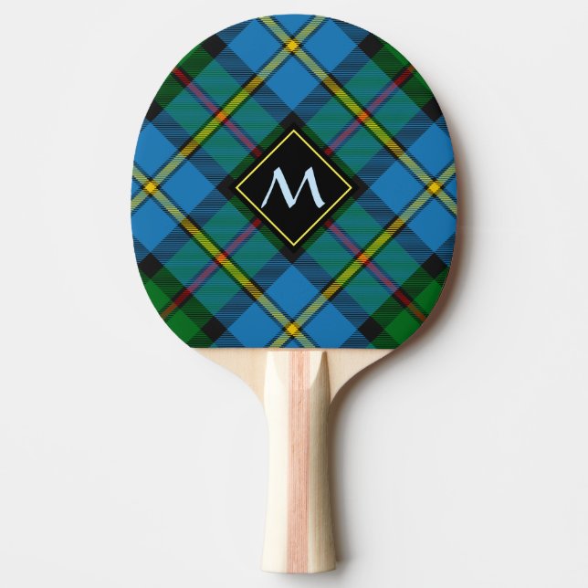 Clan MacLeod Hunting Tartan Ping Pong Paddle (Front)