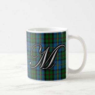 Clan MacLeod Letter M Monogram Tartan Coffee Mug