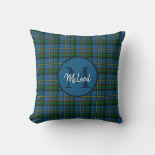 Clan MacLeod Monogrammed  Cushion