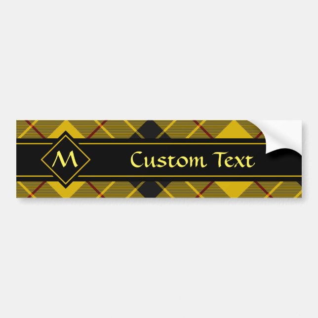 Clan Macleod of Lewis Tartan Bumper Sticker (Front)