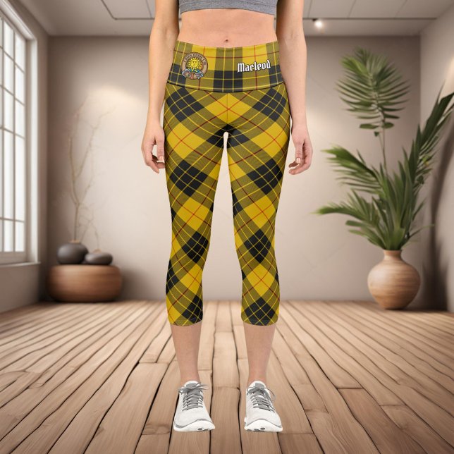 Clan Macleod of Lewis Tartan Capri Leggings (Creator Uploaded)