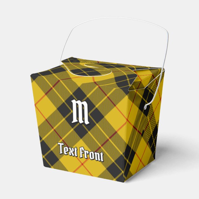 Clan Macleod of Lewis Tartan Favour Box (Front Side)