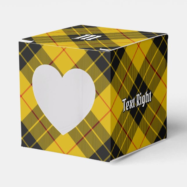 Clan Macleod of Lewis Tartan Favour Box (Front Side)
