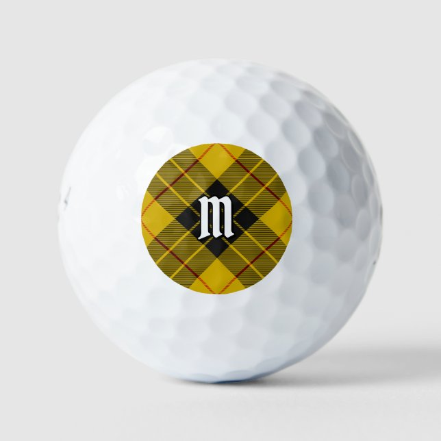Clan Macleod of Lewis Tartan Golf Balls (Front)