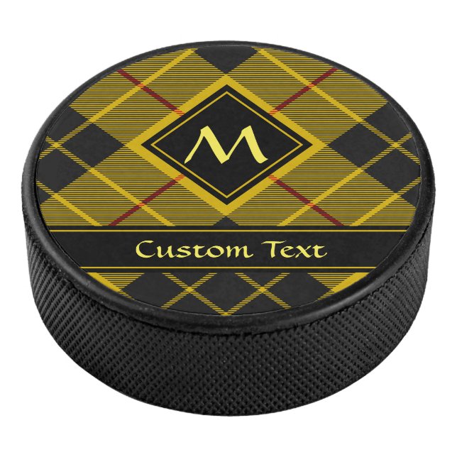 Clan Macleod of Lewis Tartan Hockey Puck (3/4)