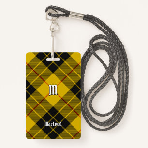 Clan Macleod of Lewis Tartan ID Badge