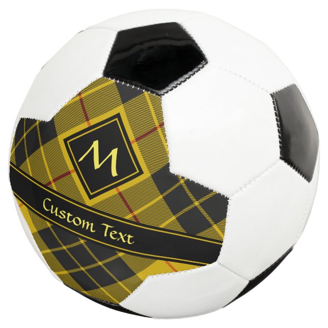 Clan Macleod of Lewis Tartan Soccer Ball (Three Quarter)