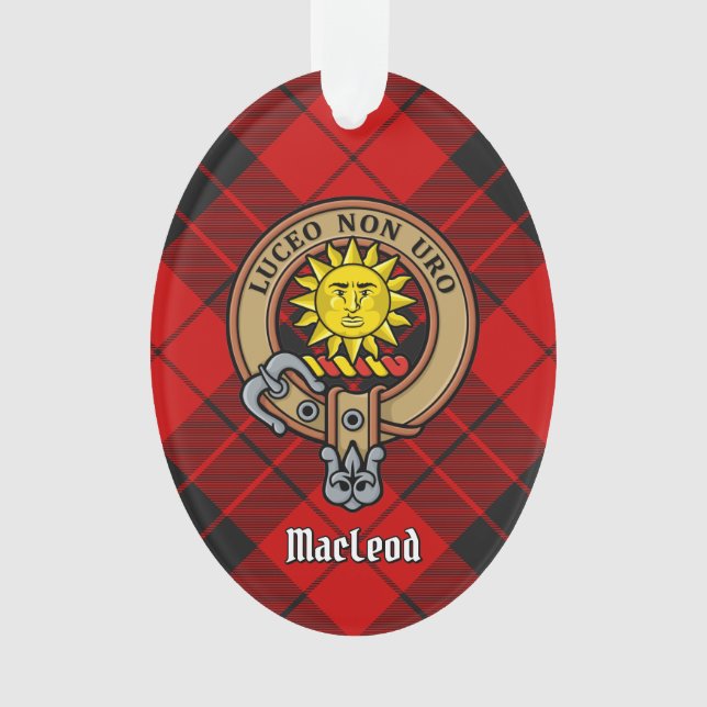 Clan MacLeod of Raasay Crest Ornament (Front)