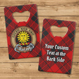 Clan MacLeod of Raasay Crest over Tartan