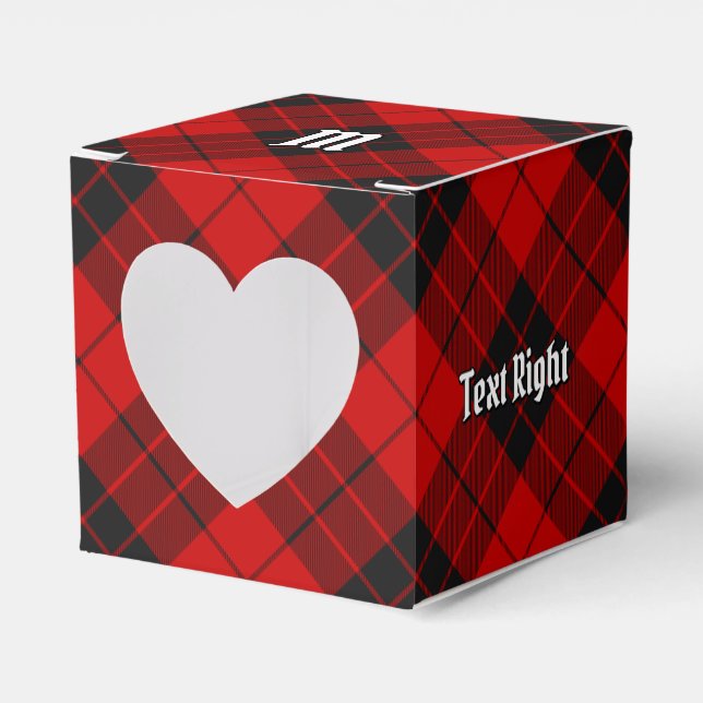 Clan Macleod of Raasay Tartan Favour Box (Front Side)
