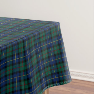 Clan MacLeod of Skye Blue & Green Scottish Tartan Tablecloth