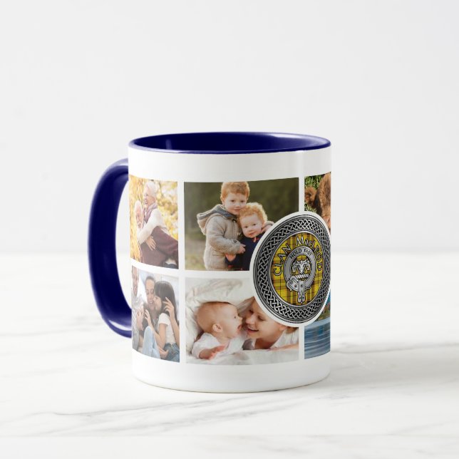Clan MacLeod Personalised Family Mug (Front Left)