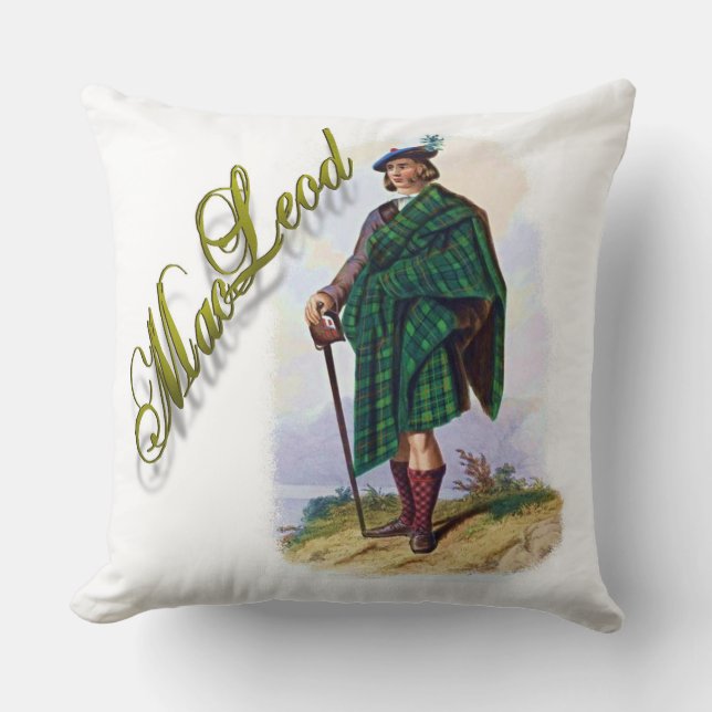 Clan MacLeod Scottish Dream Pillow (Front)