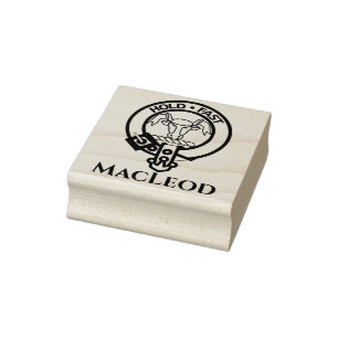 Clan MacLeod Scottish Inkstamp Rubber Stamp