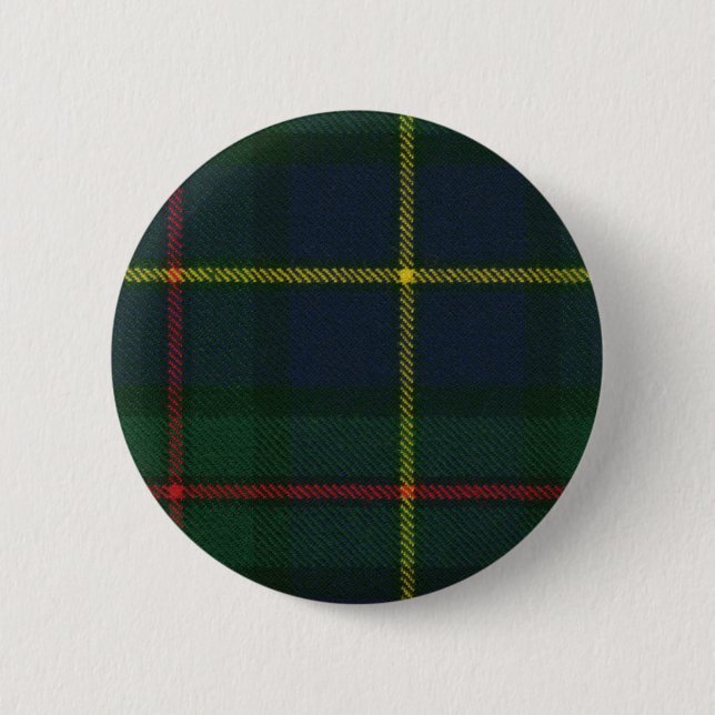 Clan MacLeod Tartan Button (Front)