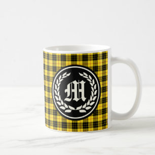 Clan MacLeod Tartan Monogram Coffee Mug