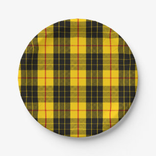 Clan Macleod Tartan Paper Plate