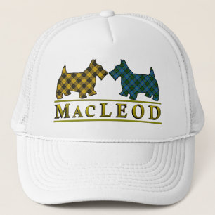 Clan MacLeod Tartan Scottie Dogs Trucker Hat