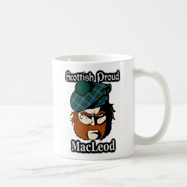 Clan MacLeod Tartan Scottish Coffee Mug (Right)