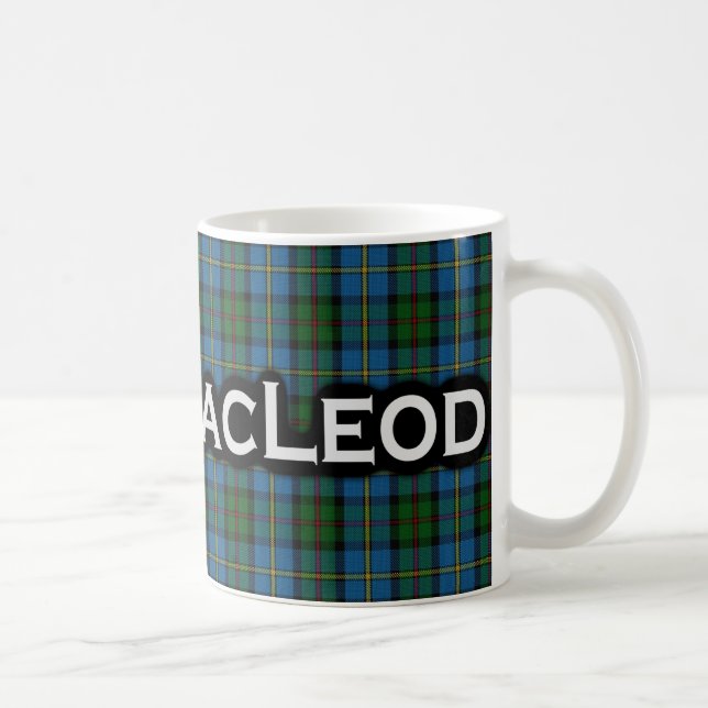 Clan MacLeod Tartan Scottish Coffee Mug (Right)
