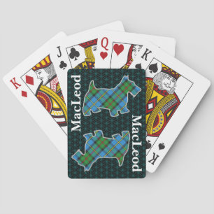 Clan MacLeod Tartan Scottish Terrier Edition Playing Cards