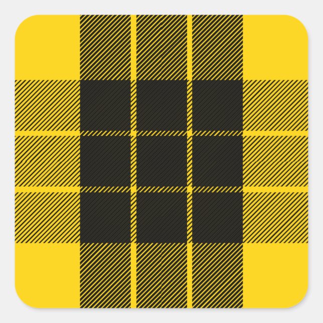 Clan MacLeod Tartan Square Sticker (Front)