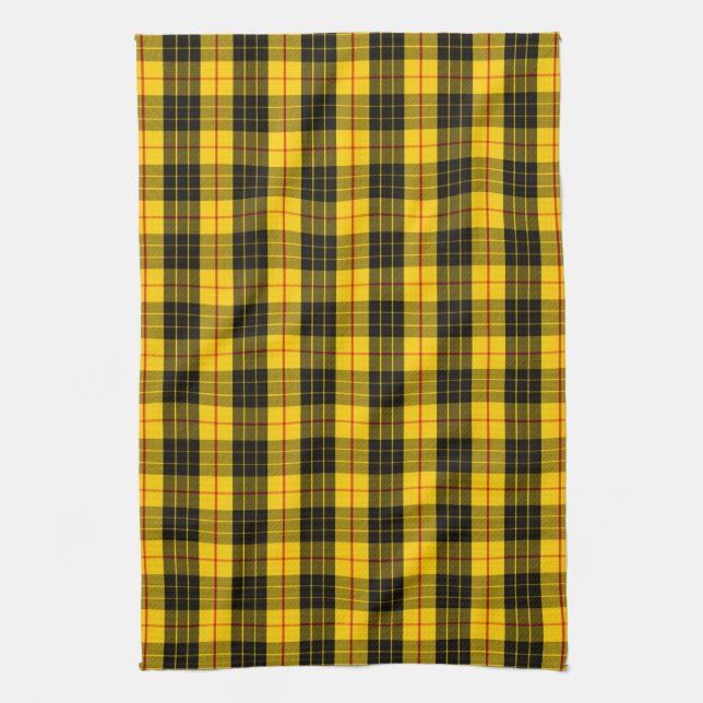 Clan MacLeod Tartan Tea Towel (Vertical)