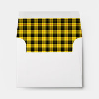 Clan MacLeod Tartan Yellow and Black Plaid