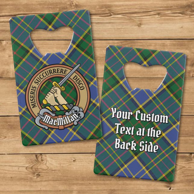 Clan MacMillan Crest over Hunting Tartan (Creator Uploaded)