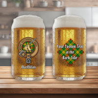 Clan MacMillan Crest over Tartan