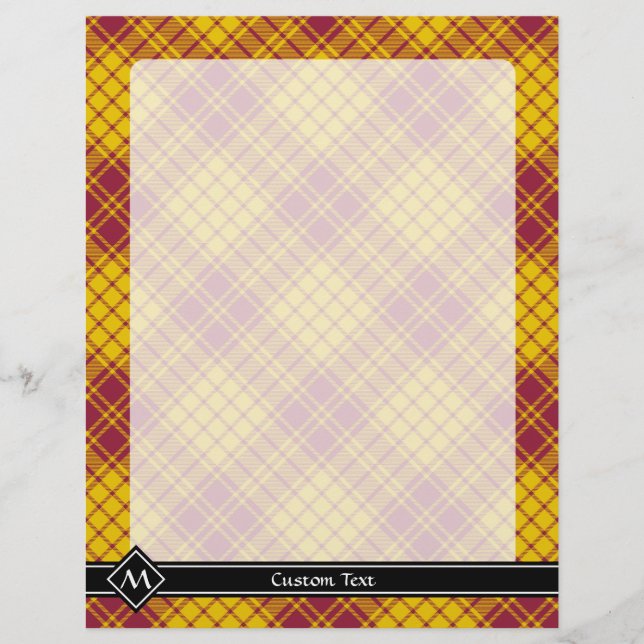 Clan MacMillan Dress Tartan Flyer (Front)