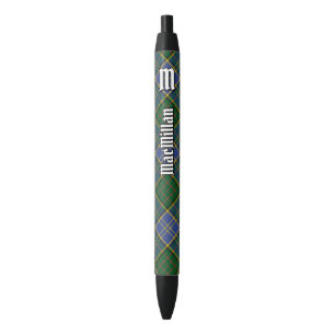 Clan MacMillan Hunting Tartan Black Ink Pen