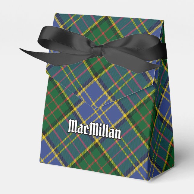 Clan MacMillan Hunting Tartan Favour Box (Front Side)