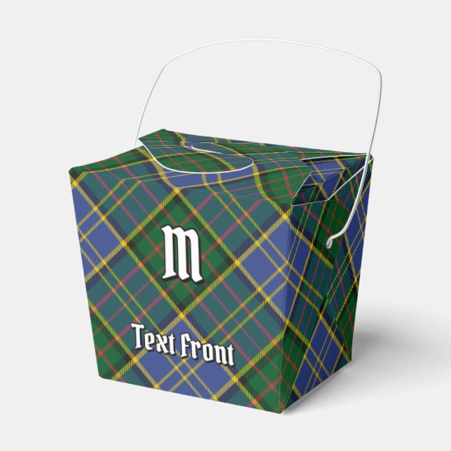 Clan MacMillan Hunting Tartan Favour Box (Front Side)