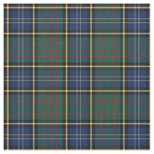Clan MacMillan Modern Hunting Tartan Fabric (Close Up)