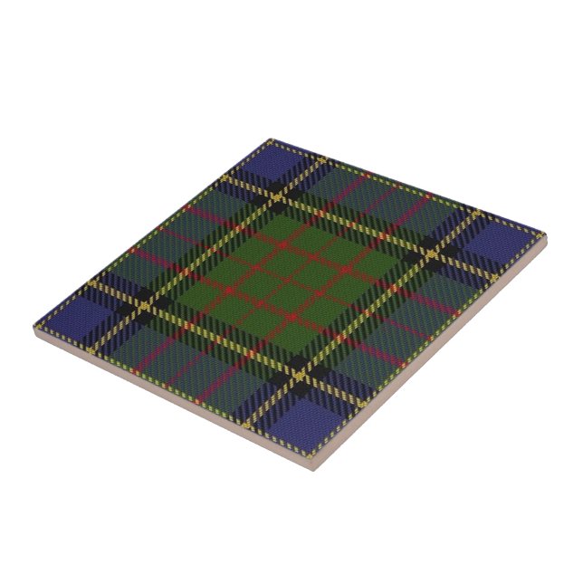 Clan MacMillan Scottish Expressions Hunting Tartan Tile (Side)