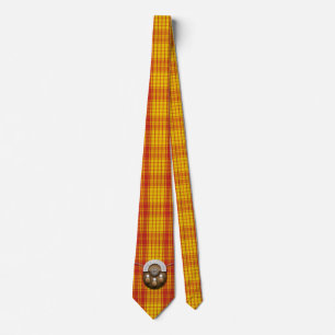 Clan MacMillan Tartan And Sporran Tie
