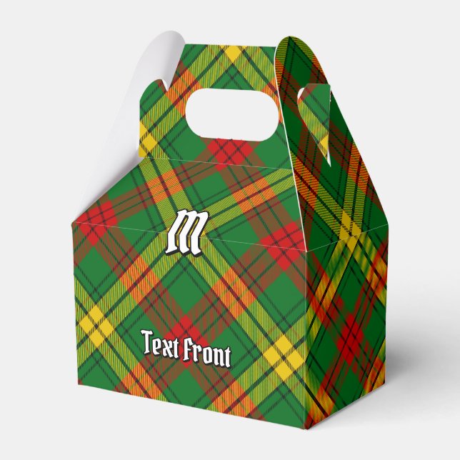 Clan MacMillan Tartan Favour Box (Front Side)