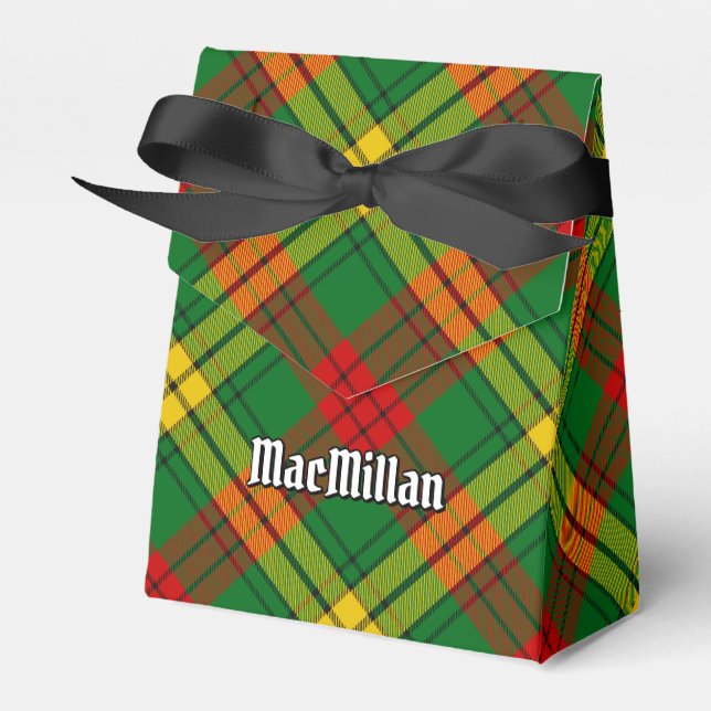 Clan MacMillan Tartan Favour Box (Front Side)