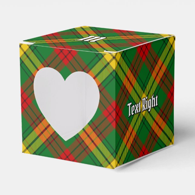Clan MacMillan Tartan Favour Box (Front Side)