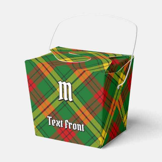 Clan MacMillan Tartan Favour Box (Front Side)