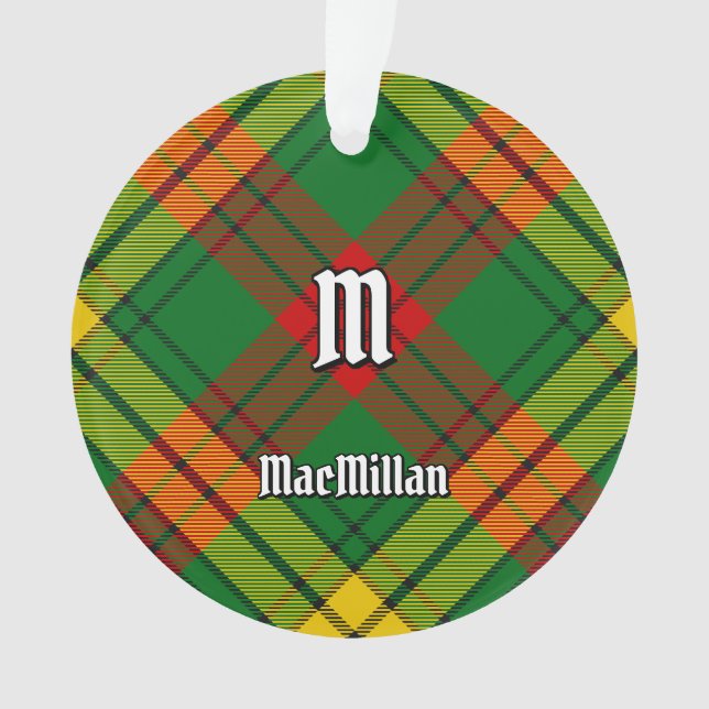 Clan MacMillan Tartan Ornament (Front)